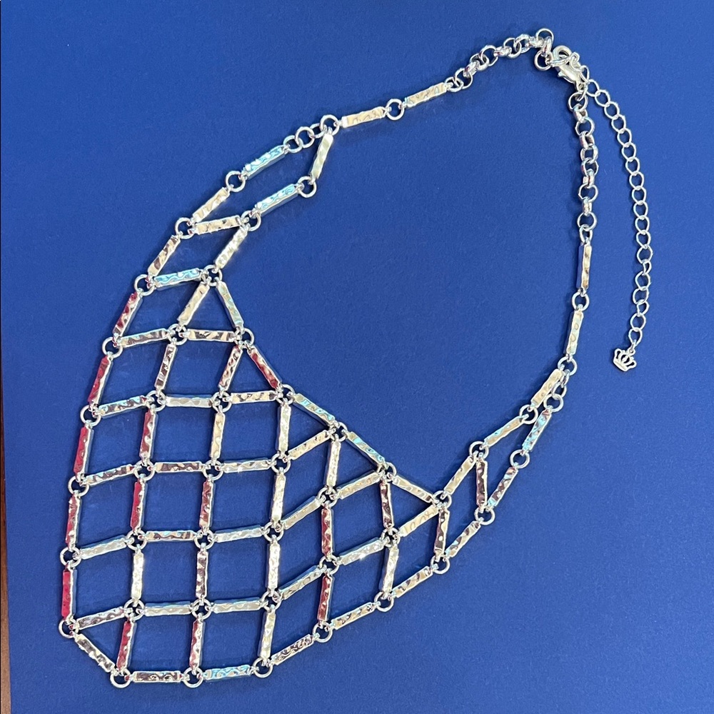 Silver Geometric Necklace